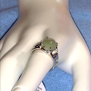 Natural Stone Stainless Steel Ring